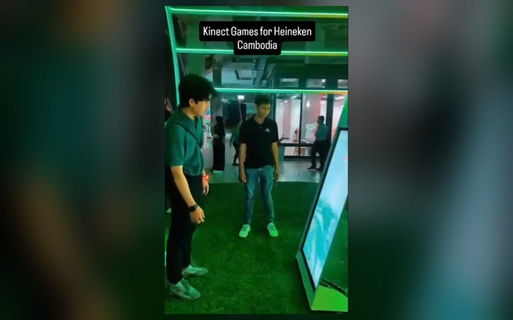 Kinect Motion Game — Heineken Cambodia